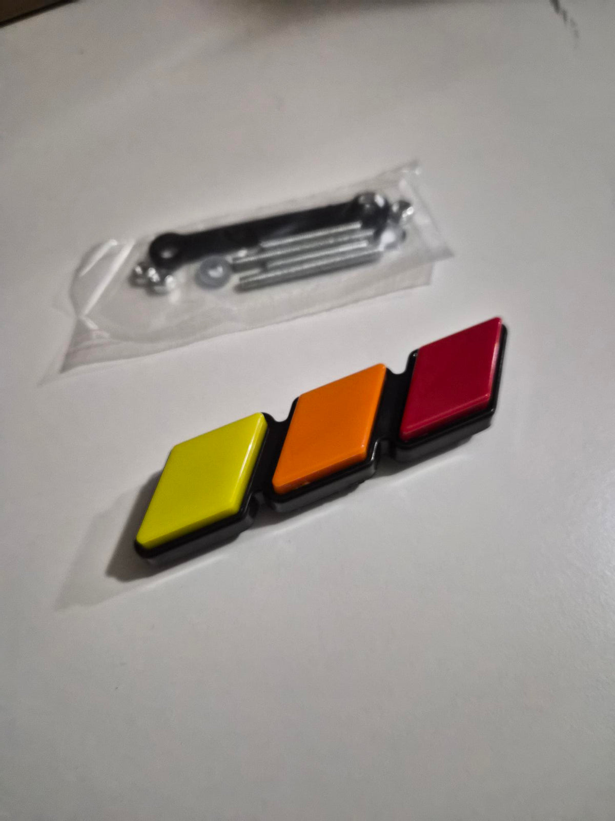 TRD heritage tri-colour grille badge for Toyota mesh and slotted grilles