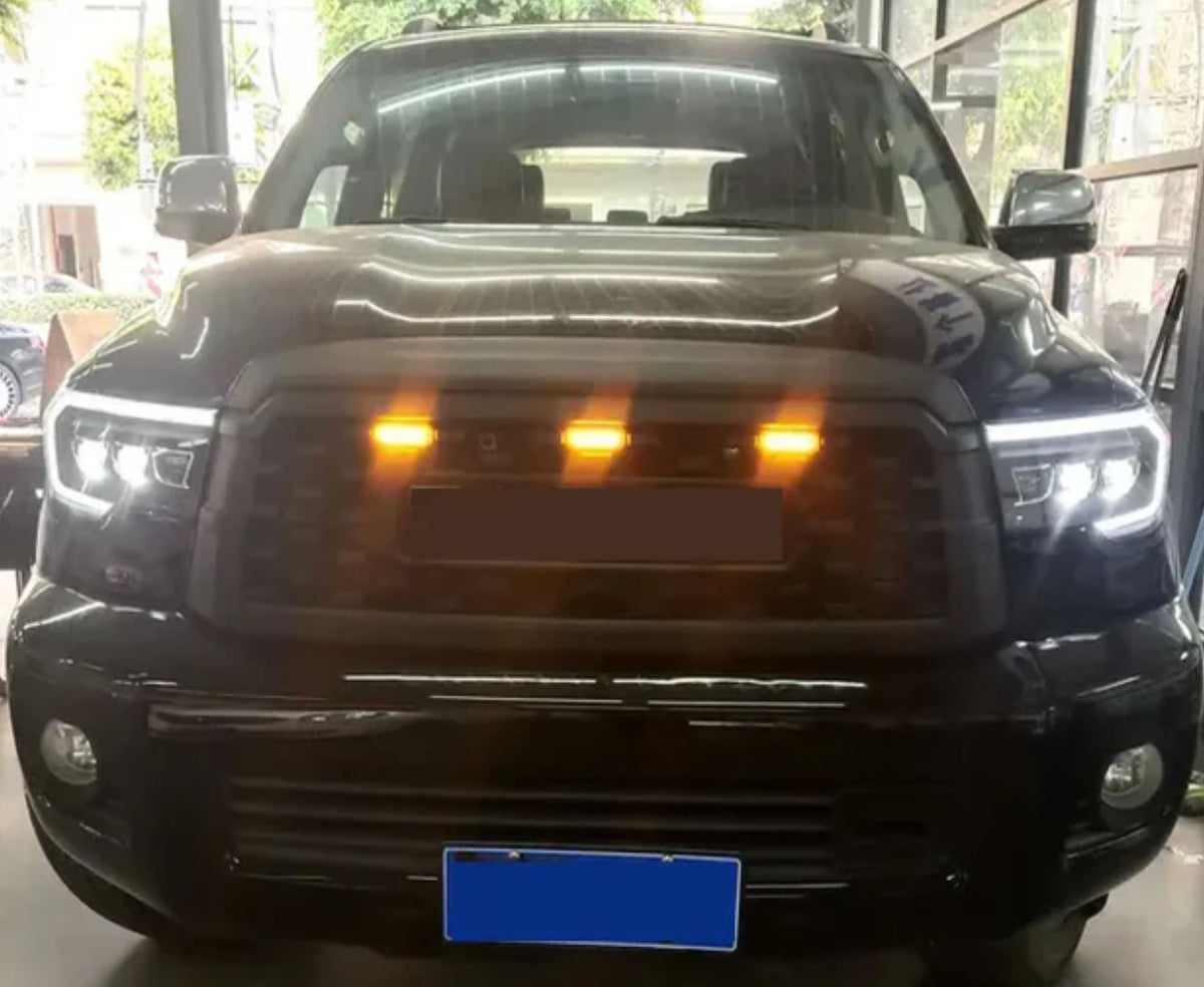 2008-2021 Toyota Sequoia TRD PRO style grille with LED