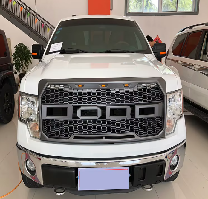 Raptor style grille with LEDs for the 2009 to 2014 Ford F-150