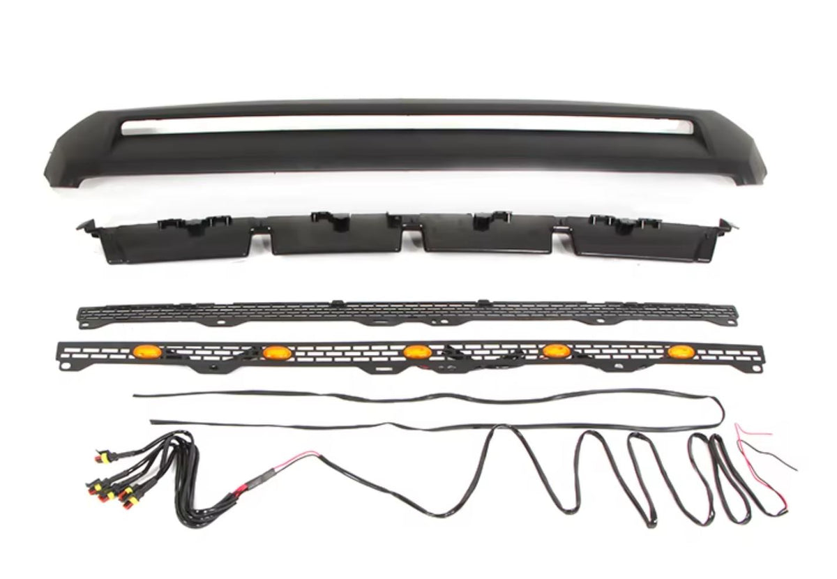 2014-2021 Toyota Tundra hood scoop mesh vent grille with LEDs