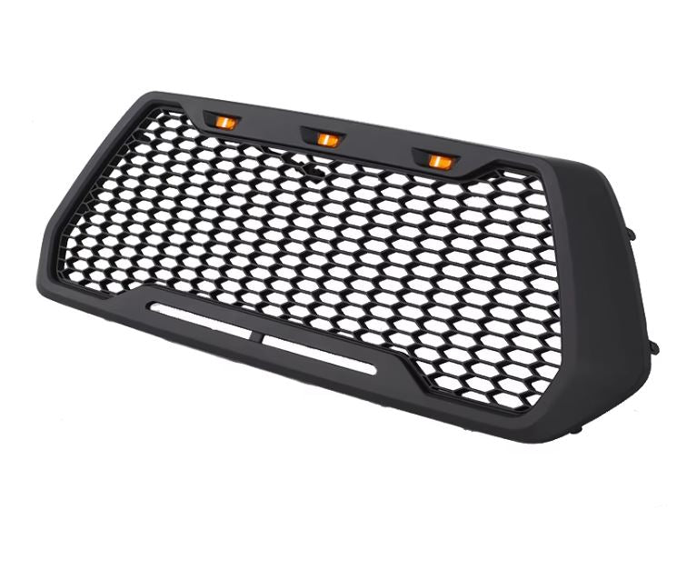 Mesh grille with amber LEDs for the 2016 to 2023 Toyota Tacoma
