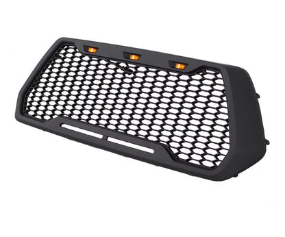 Mesh grille with amber LEDs for the 2016 to 2023 Toyota Tacoma