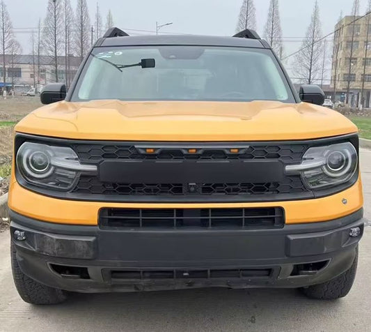 Raptor style grille with LEDs for the 2021 to 2025 Ford Bronco Sport