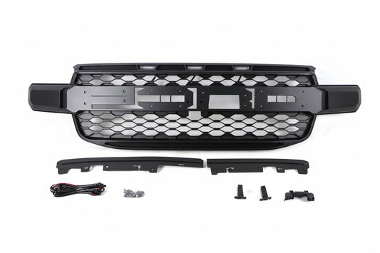Raptor style grille with LEDs for the 2024 to 2026 Ford Ranger