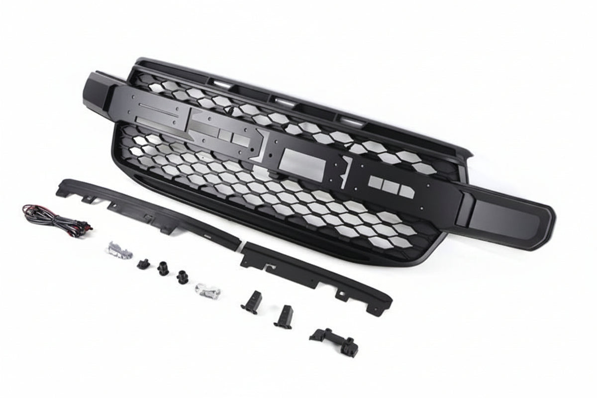Raptor style grille with LEDs for the 2024 to 2026 Ford Ranger