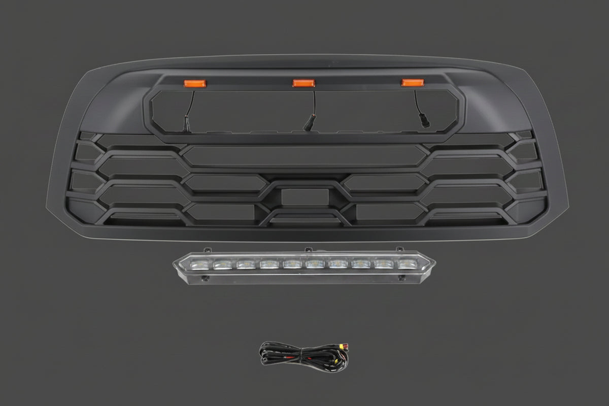 2007-2014 Toyota Tundra TRD PRO style grille with LED light bar