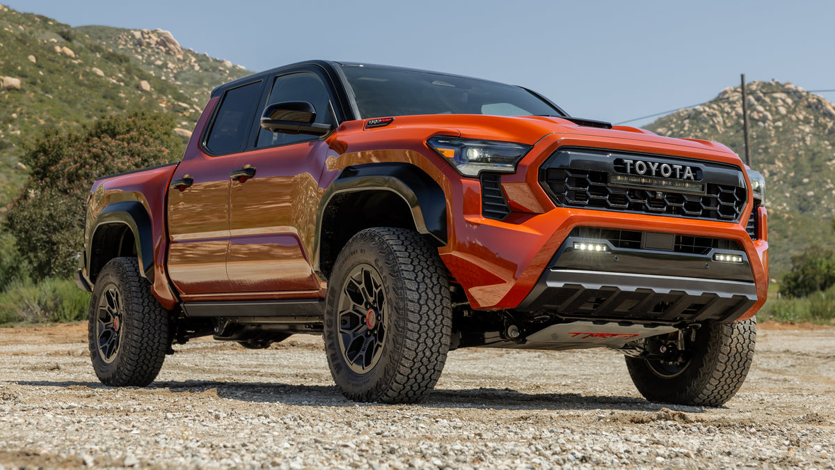 2024+ Toyota Tacoma TRD PRO style grille with Raptor lights and LED light bar